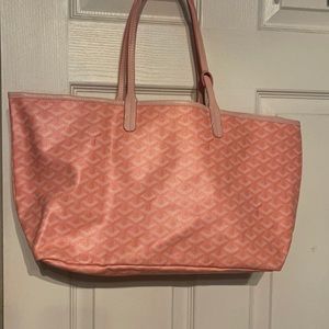 Pink GY inspired tote with wallet